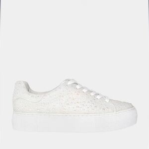Betsy Johnson Sidny Ivory Pearl Sneakers